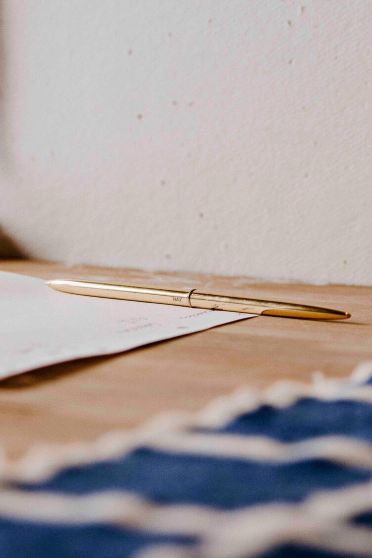 Bullet kuglepen - guldfarvet